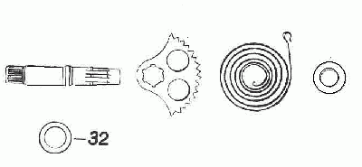 Washer for Kickstarter Shaft