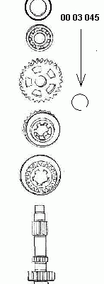 Gear Wheel Securing Circlip