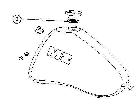 Filler Cap Seal Nitrile - 60mm Inside Diameter