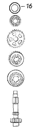 Splash Washer for Layshaft