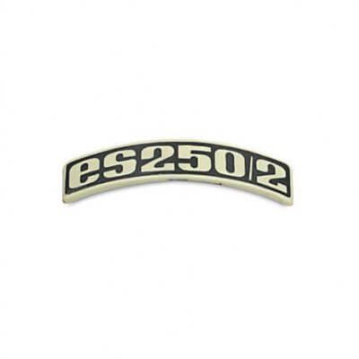 Name Plate ES250/2 - Plastic