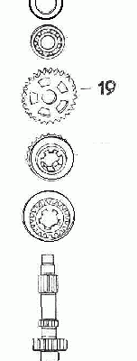 Gear Wheel (1st gear)