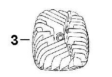 Cylinder head for 125cc - 52mm