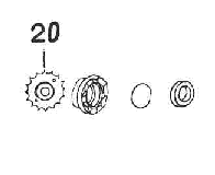 Duplex Primary Drive Sprocket MM2