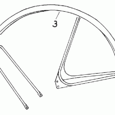Front Mudguard unpainted for sleeved front suspension
