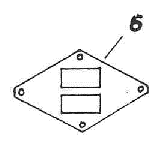 Strengthening plate for number plate
