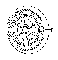 Damping Unit complete with Sprocket