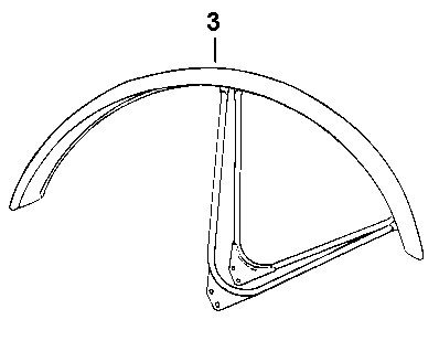 Front Mudguard - TS250 4 speed