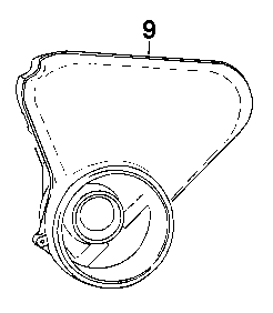 Air silencer housing complete