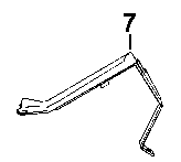 Rear lamp Bracket - Chrome Plated