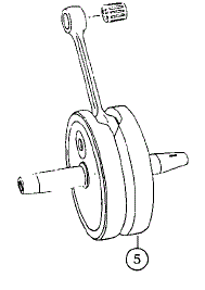 Crankshaft ETZ125/150 - Original DDR