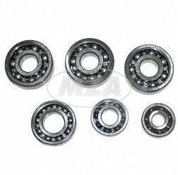 Bearings Set (6-Piece) for ES, ETS & TS125/150 with MM2 Crankshaft