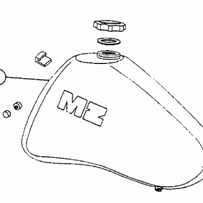 ETZ125/150 Petrol Tank (requires painting)