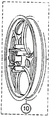Front Wheel 18" - Saxon Cast Version - Silver