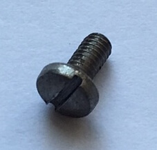 Fillister head screw for TS tank badges