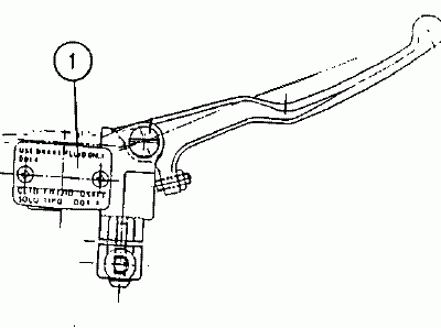 Grimeca Brake Master Cylinder Complete with lever
