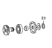 Hexagon nut M20x1.5mm RHT