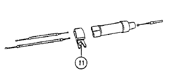Clip for Cable Distributor Unit - ETZ Saxon Roadstar/Sportstar 125, ETZ251/301 Saxon