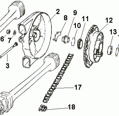 Chain Drive & Rear Sprocket
