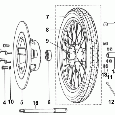 Front Wheel - Disk Brake