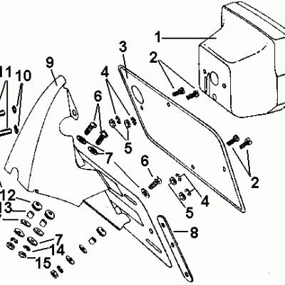 Rear Lamp & Numberplate